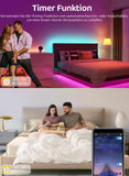 1 x RAW Customer Returns Gaoxun LED Strip 20M, RGB LED Strip, Color Changing LED Tape with IR Remote Control, App Control, Music Sync, Timer Function, LED Light Strip Self-Adhesive for Home Lighting Party Kitchen Decoration - RRP €22.1