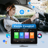 1 x RAW Customer Returns FISHOAKY 2 DIN Car Radio with Carplay and Android Auto, 7 Inch Touch Screen Autoradio with Bluetooth, Wireless Android Auto Supports Car Radio with Reversing Camera - RRP €53.29