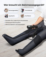 1 x RAW Customer Returns RENPHO Leg Massager with Pressure Sensor, Air Pressure Leg Massage with LCD Display and Double Zipper, 5 Intensities and 6 Massage Modes for Pain Relief - RRP €119.99