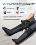 1 x RAW Customer Returns RENPHO Leg Massager with Pressure Sensor, Air Pressure Leg Massage with LCD Display and Double Zipper, 5 Intensities and 6 Massage Modes for Pain Relief - RRP €119.99