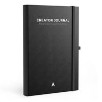 1 x RAW Customer Returns CREATOR JOURNAL - Journal Book ORIGINAL - Success Journal for Focus, Structure Motivation incl. Video Course Diary for Adults, Planner, Book Journal, Daily Planner Black  - RRP €39.14