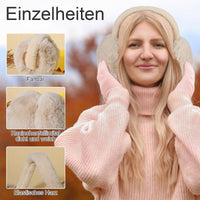 1 x RAW Customer Returns Apricitie Winter Ear Warmers Foldable Earmuffs Adjustable Plush Earmuffs Warm Earmuffs Ear Muffs Ear Warmers Cold Protection Winter Accessories for Women Men, Beige - RRP €8.05