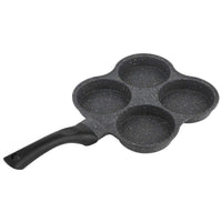 1 x RAW Customer Returns Yosoo Health Gear 4 hole pancake pan, eye pan fried egg pan, pancake pan fried egg pan, fried egg pancake pan for breakfast, pancakes, fried eggs - RRP €20.88