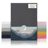 1 x RAW Customer Returns Laleni Set of 3 Crib Fitted Sheet 60x120-70x140 cm Oeko-Tex Certified, 100 Cotton, Breathable Jersey Baby Fitted Sheet, 130 g m , Anthracite - RRP €20.16