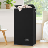 1 x RAW Customer Returns SOLEDI 100L laundry basket with black lid and laundry bag - narrow laundry collector for bathrooms, bedrooms, laundry rooms, children s rooms, condominiums, laundry baskets, foldable laundry box - RRP €25.69