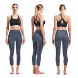 1 x Brand New wakdop Women s High Waist Hip Lift Yoga Pants Workout Leggings Naked Feelings Tummy Control Sports Tights-Zebra Print Blue L - RRP €27.6