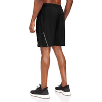 1 x RAW Customer Returns Men s Sports Shorts Quick Drying Short Pants with Zipper Pockets Black 5XL  - RRP €18.85