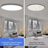 1 x RAW Customer Returns activeallbrite LED ceiling light neutral white, flat ceiling lamp, 24W 2200LM 4000K 22cmx2.5cm, ultra thin lamp for bathroom hallway bedroom basement balcony kitchen living room - RRP €12.9