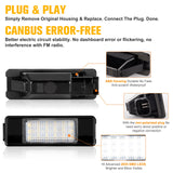 1 x RAW Customer Returns POPMOTORZ LED License Plate Lights, 2 Pack LED License Plate Light 2835 SMD with Canbus Error-Free Sesign White for Peugeot 106 1007 207 307 308 30008 Expert 406 407 508 Citroe-n Berlingo C2 C3 C4 C5 C6 C8 - RRP €22.12