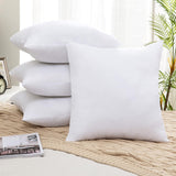 1 x RAW Customer Returns MIULEE Cushion 45 x 45 cm, set of 4, decorative cushions for sofas, square cushions, white cushion 45 x 45 cm, without case, interior cushion for living room, cushion filling - RRP €27.99