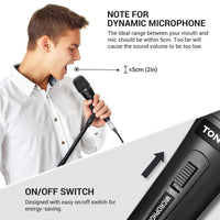 1 x RAW Customer Returns TONOR Dynamic Karaoke Singing Microphone with 5m XLR Cable, Metal Handheld Microphone Compatible with Karaoke Machine, Speaker Amplifier Mixer for Karaoke Singing, Speaking, Wedding - RRP €24.99