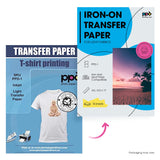 12 x RAW Customer Returns PPD A4 10 Sheets of Iron-on Transfer Paper for Inkjet - T-Shirts and Light Fabrics - PPD-1-10 - RRP €99.84