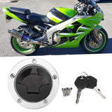 1 x RAW Customer Returns Motorcycle Fuel Cap Gas, Motorcycle Fuel Cap Lock with Fit for Kawasaki Ninja ZX-6R ZX-10R ZX-14R - RRP €39.79