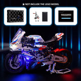 1 x RAW Customer Returns YEABRICKS LED Light for Lego-42130 Technic BMW M 1000 RR Building Blocks Model Lego Set Not Included  - RRP €26.99