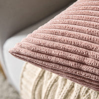 1 x RAW Customer Returns MIULEE Set of 2 Cushion Covers Corduroy Cushion Cover Decorative Pillowcase Sofa Cushion Couch Cushion Throw Pillow Decorative Pillowcase Decorative Cushion Cover with Hidden Zipper 50 x 50 cm Skin Powder - RRP €20.16