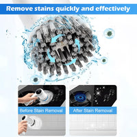 4 x Brand New Roadtime Wireless Electric Cleaning Brush, Rechargeable Hand Cleaning Brush with 5 Interchangeable Brush Heads and 2 Modes, Portable Scrubbing Brush for Cleaning Tubs, Tiles, Floors - RRP €108.76