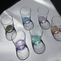 1 x RAW Customer Returns UNISHOP drinking glasses set of 6, colorful glasses set, dishwasher-safe glasses, drinking cups in 6 colors 345 ml - RRP €20.99