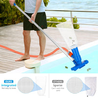 1 x RAW Customer Returns Joyhoop Small Pool Bottom Vacuum Cleaner - Portable Manual Pool Cleaner with Telescopic Rod, Pool Cleaning Kit, for Above Ground Pools, Ponds, Inflatable Pools, Hot Tub - RRP €29.99