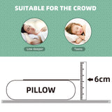 1 x RAW Customer Returns NOFFA Flat Pillow for Adult Child, Low Stomach Sleeping Memory Foam Pillow, Thin Flat Cushion 40x60x6cm - RRP €39.99