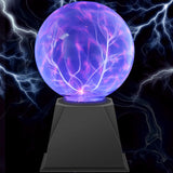 1 x RAW Customer Returns Comely Magic Plasma Lamp, 13CM Plasma Ball Sensitive to Touch and Sound, Blue Light Novelty Night Lights for Living Room, Bedroom, Bar - RRP €23.99