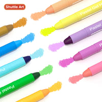 1 x RAW Customer Returns Shuttle Art 10 colorful Bible markers Gel Highlighters Gel highlighter set with fine tip, pastel colors suitable for marking and highlighting on notes and thin paper - RRP €10.07