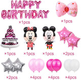 8 x Brand New Minnie Mickey Party Balloons, Mickey Mouse Theme Party Decorations Birthday Party Supplies for I for Mickey Minnie Party for Birthdays, Parties, Baby Showers. Blue  - RRP €182.4