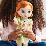 1 x RAW Customer Returns Disney Store doll Anna from the Animator Collection, Frozen, 39 cm 15 , real-looking hair for combing, outfit and shoes, with Olaf as a satin plush toy, collectible doll from 3 years - RRP €32.71