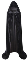 1 x RAW Customer Returns Txian Full Length Hooded Velvet Cloak Halloween Christmas Fancy Cape Costumes 59  - RRP €23.18