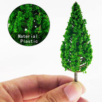 1 x RAW Customer Returns 24 pieces model building trees, model railway landscape, train trees plastic model trees, mixed trees model building, for DIY landscape garden decoration, model landscape, 7.5CM-9.5CM - RRP €13.12