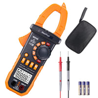 1 x RAW Customer Returns Mastfuyi Digital Current Meter, AC DC Current Clamp, Clamp Current Meter, Current Clamp Meter, TRMS 4000, Digital Electrical Tester with Automatic Measuring Range Selection Measures AC DC Voltage - RRP €39.34