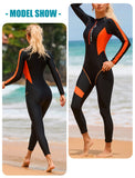 1 x RAW Customer Returns SEAUR Rash Guard Women UPF 50 Long Legs and Arms Full Body Swimsuit Zipper Swimsuit Slim Fit Sun Protection Swimwear Swimming Surfing - XL - RRP €56.93