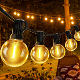 1 x RAW Customer Returns JEYMORKEY LED Outdoor Fairy Lights - 20M 65.5FT 30 2 G40 Bulbs Garden Lighting Balcony Fairy Lights Outdoor IP44 Weatherproof Pavilion String Lights for Patio Party - RRP €26.54