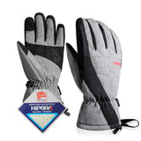 1 x Brand New WTACTFUL Waterproof Ski Gloves Men Women, Touchscreen Snowboard Gloves, Windproof Thermal Winter Gloves, Winter Outdoor Snowmobile Ice Skating Hiking Gloves Gray, S - RRP €15.6