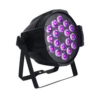 1 x RAW Customer Returns U King LED Par Spotlight, 18x15W LED Stage Light RGBW 4 in 1 LED Par Spotlight Stage Lighting with DMX512 and 8 Channels for Party, Disco, Bar, Wedding, Halloween, Christmas - RRP €69.99