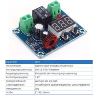 1 x RAW Customer Returns Battery monitor DC 12V-36V, battery low voltage shutdown switch, programmable undervoltage switch, over-discharge protection, automatic shutdown - RRP €12.79