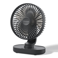 1 x RAW Customer Returns OCOOPA Fan Automatic Oscillating Quiet 30db, 4000mAh Battery and USB Table Fan with Strong Airflow, 4 Speeds Portable Small Fan for Office, Home and Outdoor - RRP €23.94