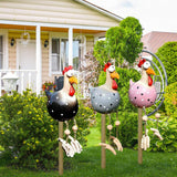 1 x RAW Customer Returns Gobesty 3 Pcs Garden Decoration Chicken Decoration, Resin Garden Stake Animal Figure, Handmade Garden Statue Decorative Hen Chicken, Animal Figurine Farmhouse, Patio Weatherproof Outdoor Garden Decoration - RRP €23.18