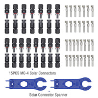 1 x RAW Customer Returns Solar PV Crimping Tool Kits - TUBTAP Solar Crimping Tools with 30pcs Male Female Solar Panel Cable Connectors for 2.5 4 6mm Solar Panel Cable, 1 Pair Solar Connector Wrench - RRP €25.2