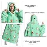 3 x Brand New ANGGREK Oversized Hoodie Flannel Blanket Warm Blanket for Men and Women Oversized Sweatshirt with Pocket,Corgi - RRP €87.09