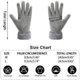 1 x Brand New ZASFOU women s winter touchscreen gloves with thermal fleece lining, warm and thick wool - RRP €13.7