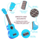 1 x RAW Customer Returns Mahogany Soprano Ukulele Starter Kit - Professional 21 inch with Case Strap Tuner Aquila Strings - RRP €49.97