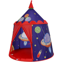 1 x RAW Customer Returns SONGMICS Play Tent Castle for Kids Indoor Outdoor Playhouse Portable with Carry Bag Gift Certified by EN71 Blue LPT01BU - RRP €26.92