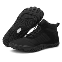 1 x RAW Customer Returns RUYI Barefoot Shoes Winter Men Women Barefoot Shoes Water-Repellent Warm Lined Winter Shoes Trail Running Shoes with Non-Slip Sole Wide Toe Box - RRP €43.64