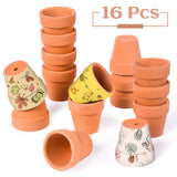 1 x RAW Customer Returns Ulikey Super Mini Terracotta Clay Pots, 16 Pieces Super Small Terracotta Pots, 3cm Mini Flower Pot, Decorate Terracotta Clay Pots, Decorate Mini Clay Pots for Indoor and Outdoor-3cm - RRP €19.15