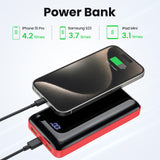 1 x RAW Customer Returns Bextoo Powerbank 27000mAh, High Capacity Power Bank with 3 Outputs and 2 Inputs USB Battery Pack with LED Digital Display Ultra-compact External Charger for Cell Phone and Others - RRP €39.99