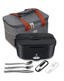 1 x RAW Customer Returns STN Electric Lunch Box for Food, Leak-Proof Electric Lunch Box with High-Quality Fork Spoon and Insulated Bag - RRP €37.99