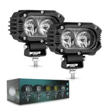 1 x RAW Customer Returns CO LIGHT LED work light 12v Led headlight 24v additional headlights car 4 inch 2 pieces 50W floodlight IP68 waterproof reversing light SUV offroad motorcycles truck ATV UTV tractor excavator - RRP €60.49