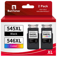 1 x RAW Customer Returns BunToner PG-545 546 XL Compatible for Canon printer cartridges 545 546 XL Multipack for Canon pixma mx495 tr4550 mg3650 cartridges for Canon tr4551 ts3150 printer cartridges black, color  - RRP €29.99