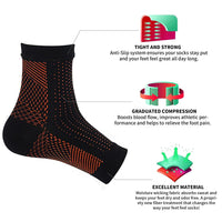 1 x RAW Customer Returns Kseyic 3 Pairs Nano Neuropathy Socks, Compression Socks for Swelling, Plantar Fasciitis, Neuropathy Pain - Nano Bandage for Men and Women Black, L-XL  - RRP €20.99