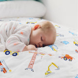 1 x RAW Customer Returns KEAYOO Baby Bedding Set Cotton Muslin Quilts Duvet Cover 100 x 135 cm Pillowcase 40 x 60 cm - RRP €22.69